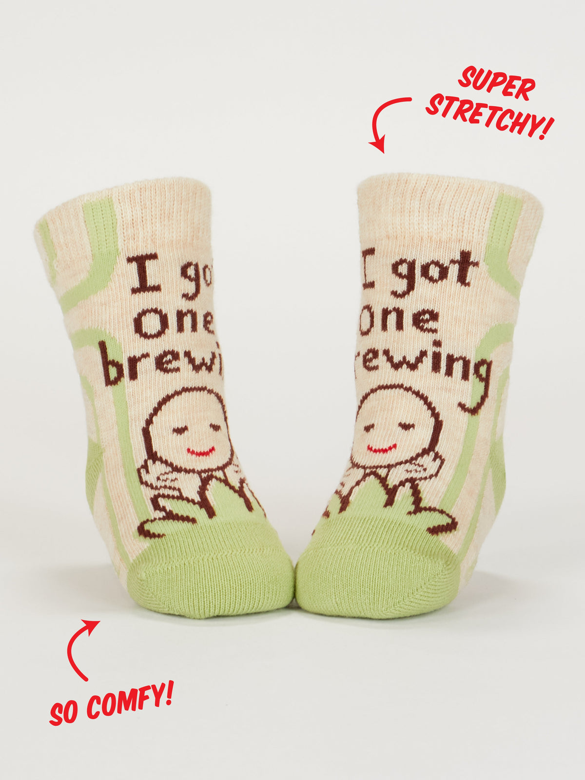 The Camera Loves Me/ I Got One Brewing Baby Socks by Blue Q – image 9