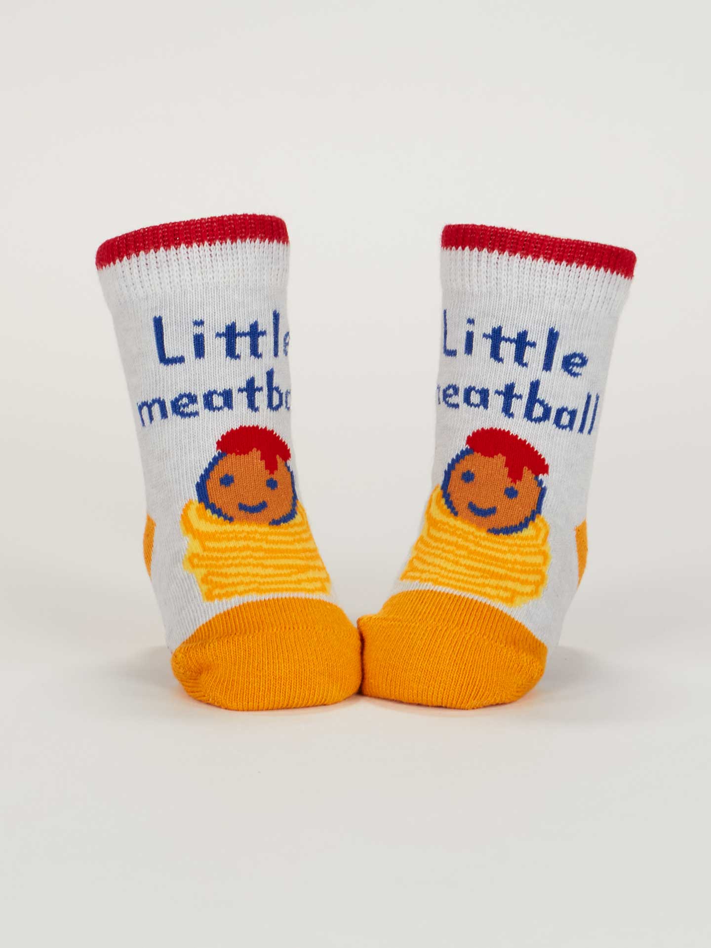 SW233 Little Meatball/ I Get Heavy Baby Socks