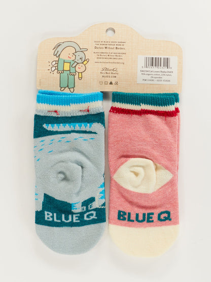 SW234 Cat Lover Jr./ The Baby Did It. Baby Socks