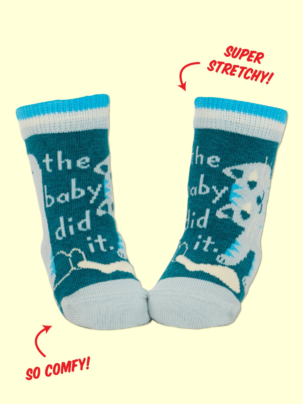 Cat Lover Jr./ The Baby Did It. Baby Socks by Blue Q – image 9