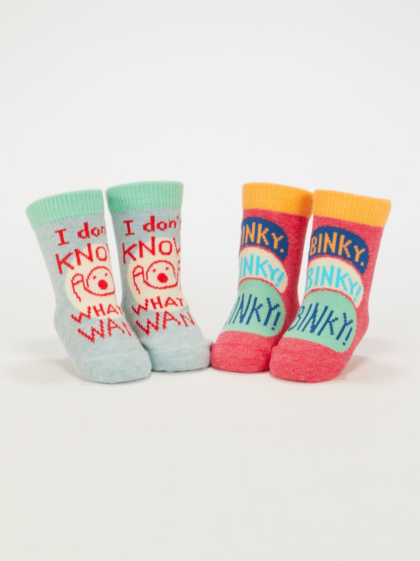 SW235 I Don't Know What I Want/ Binky! Binky! Binky! Baby Socks