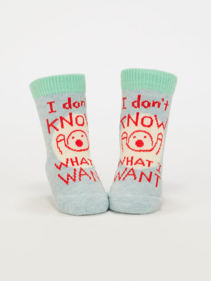SW235 I Don't Know What I Want/ Binky! Binky! Binky! Baby Socks
