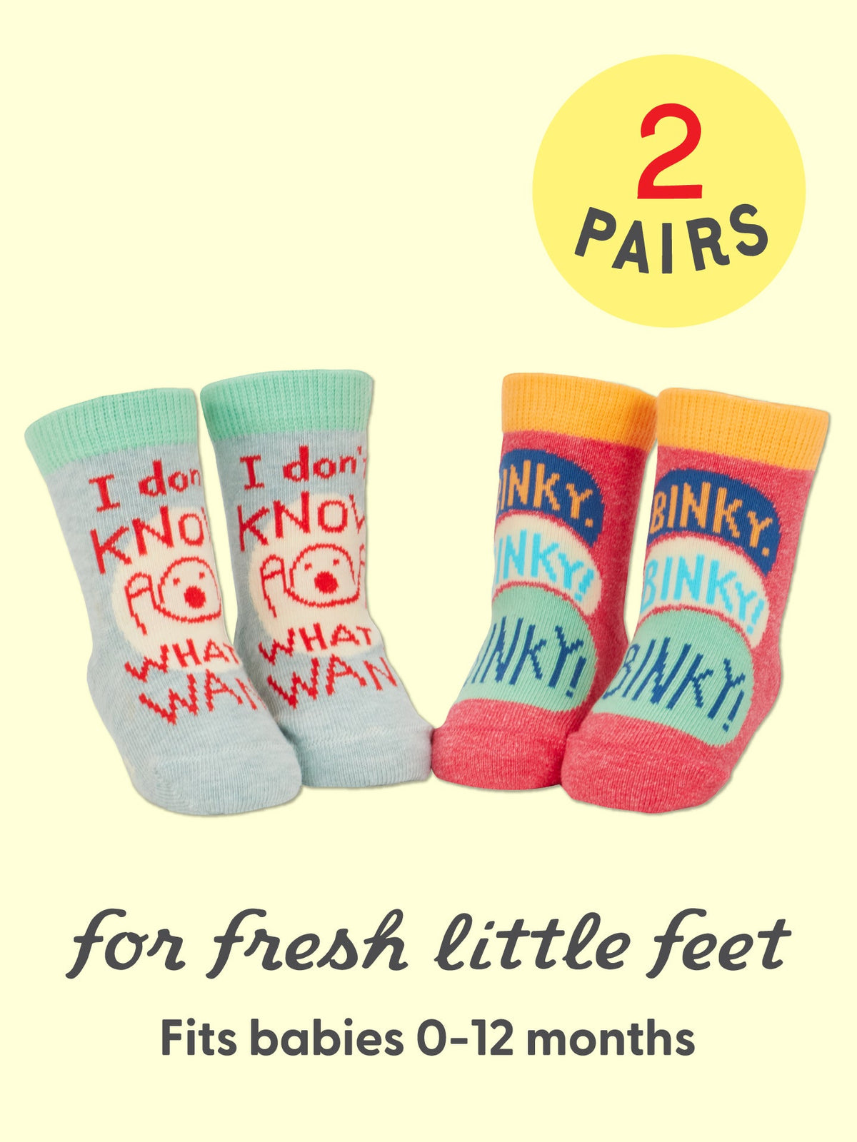 I Don't Know What I Want/ Binky! Binky! Binky! Baby Socks by Blue Q – image 7
