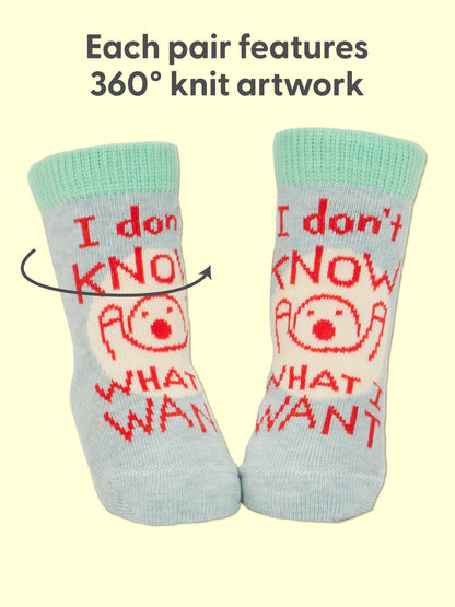I Don't Know What I Want/ Binky! Binky! Binky! Baby Socks by Blue Q – image 8