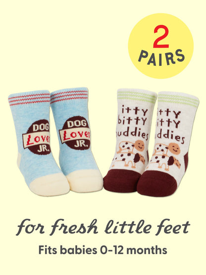 Dog Lover Jr./ Itty Bitty Buddies Baby Socks by Blue Q – image 7
