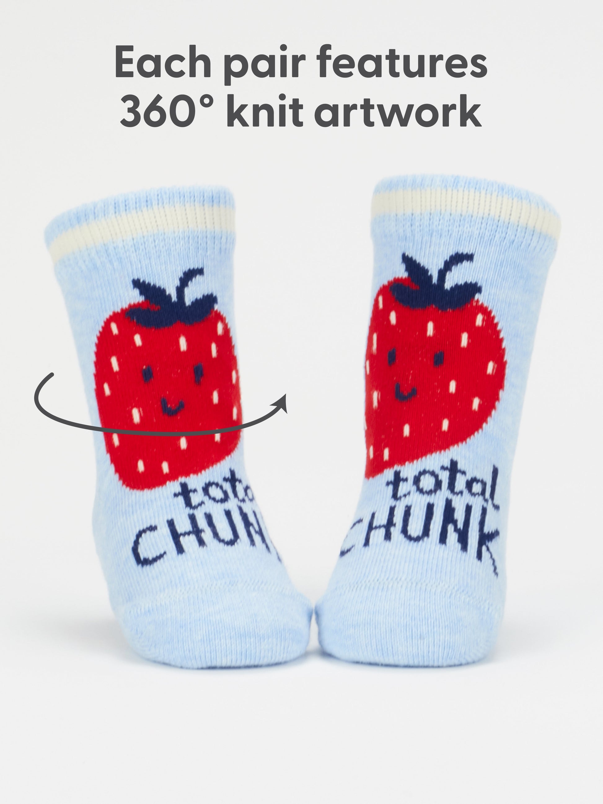 Total Chunk/ I Run This Town Baby Socks by Blue Q – image 4