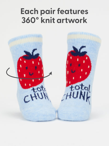 Total Chunk/ I Run This Town Baby Socks by Blue Q – image 4