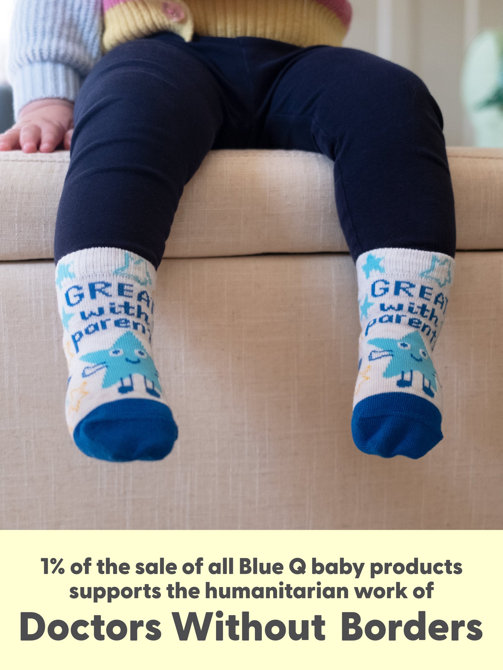 Great With Parents/ I'm Not Fussy You're Fussy Baby Socks by Blue Q – image 6
