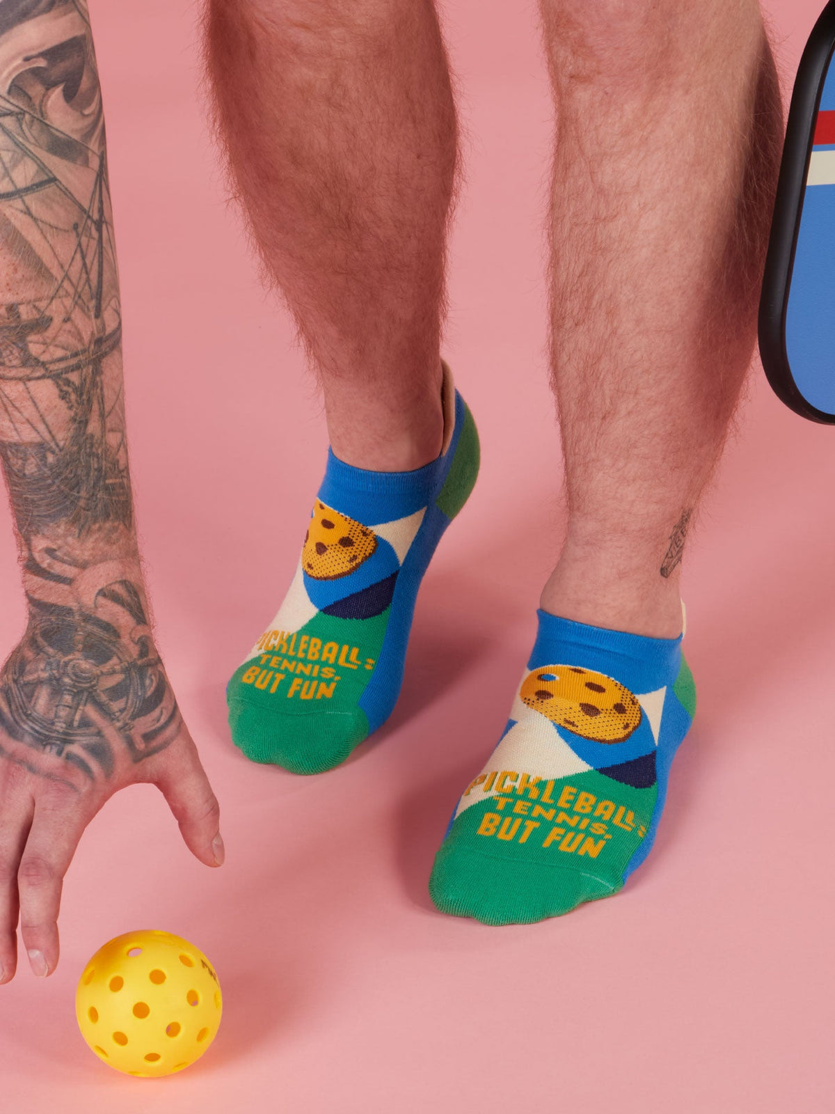 SW333S Pickleball Sneaker Socks S/M by Blue Q – image 3