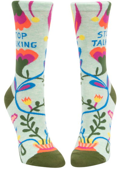 SW467 Stop Talking Women's Socks