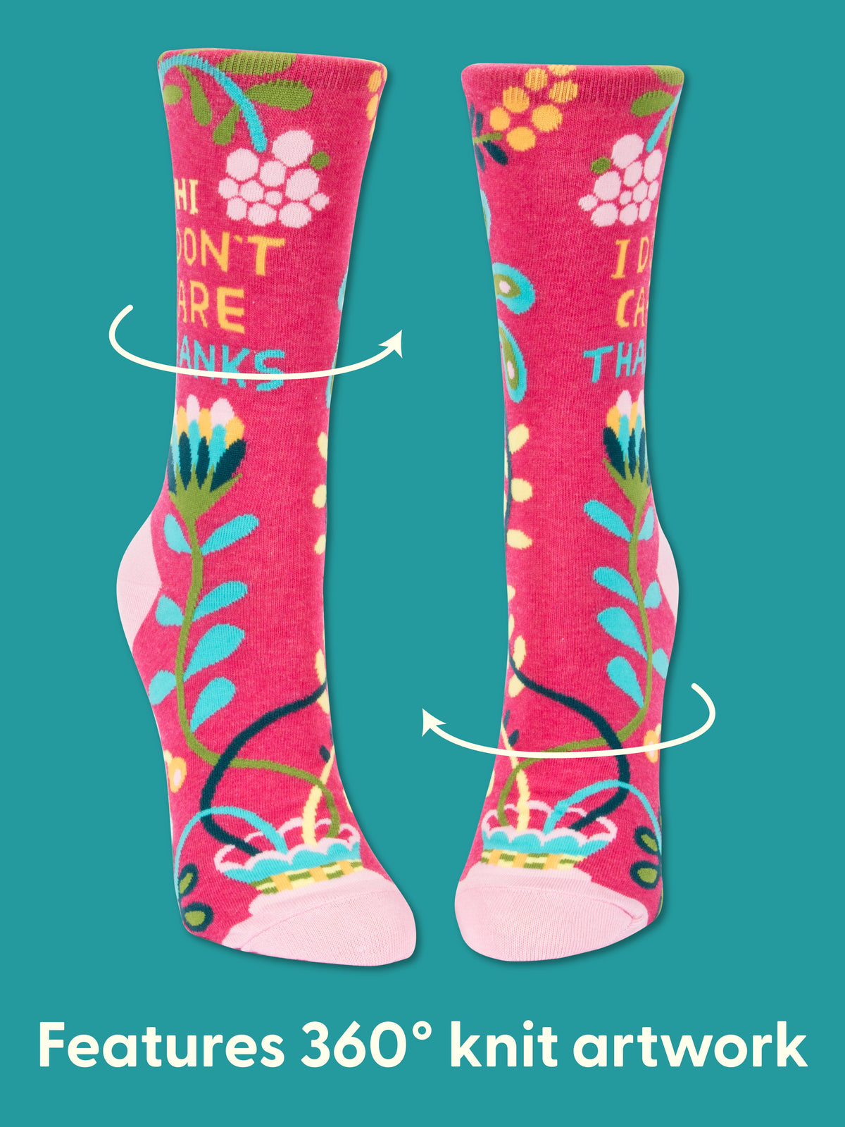 Hi. I Don't Care. Women's Socks by Blue Q – image 8