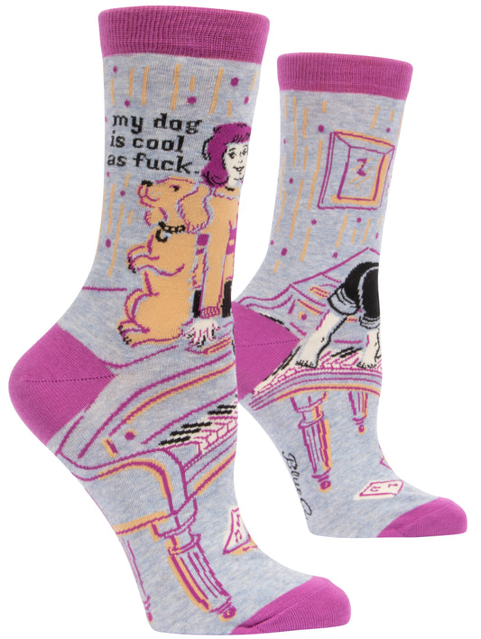 SW501 My Dog Is Cool As Fuck Women's Socks