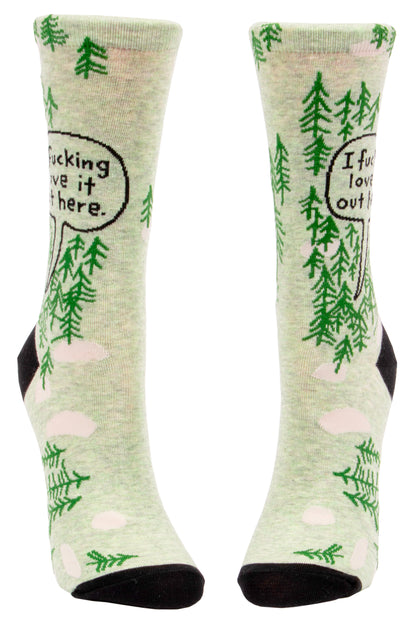 SW502 Fucking Love It-Woods Women's Socks