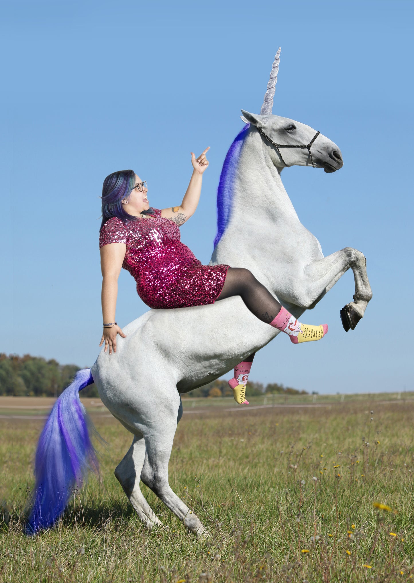 SW503 Always Be A Unicorn Women's Socks