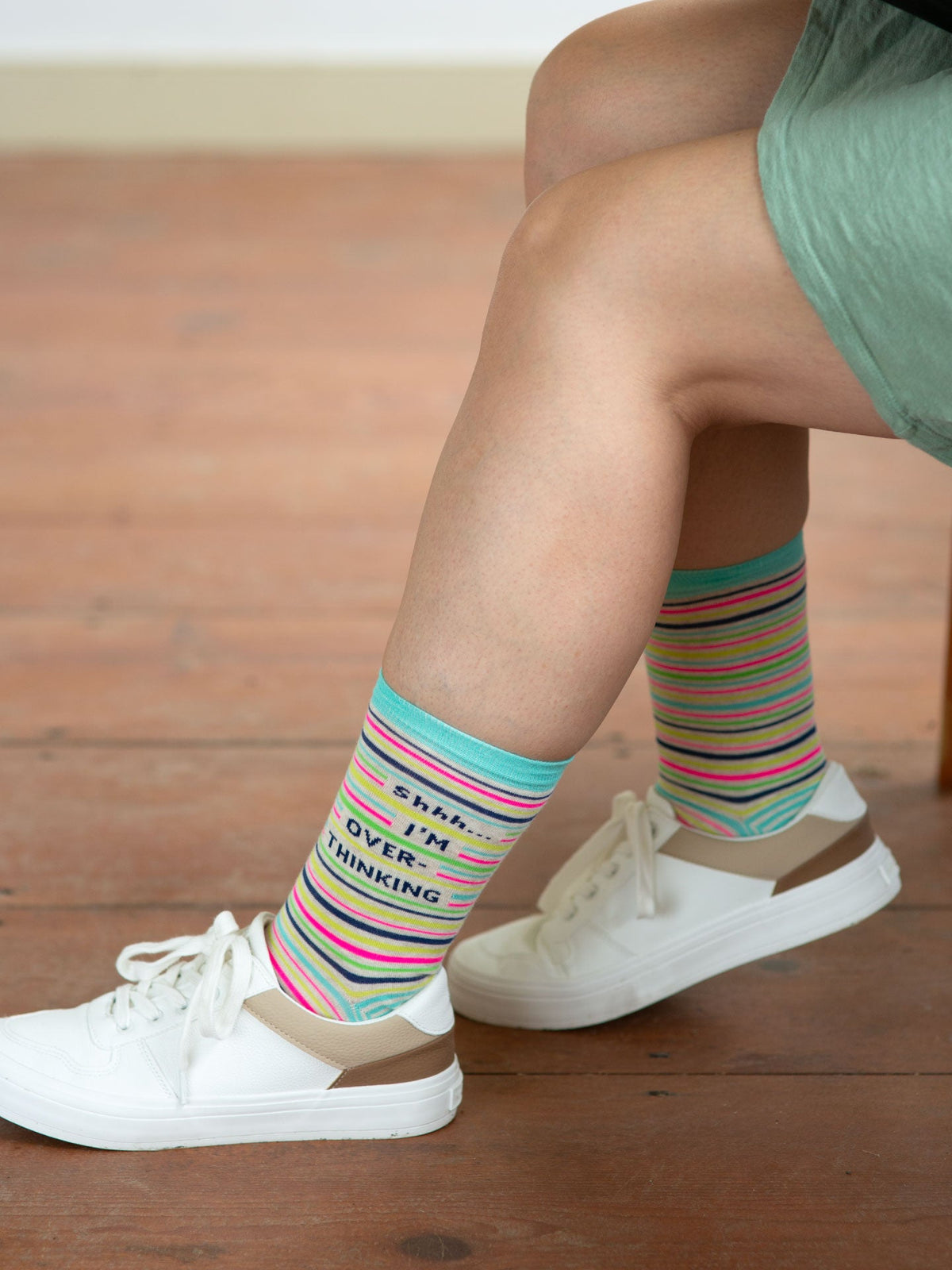 Shhh..I'm Overthinking Women's Socks by Blue Q – image 5