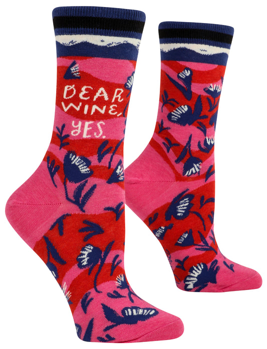 SW536 Dear Wine, Yes Women's Socks