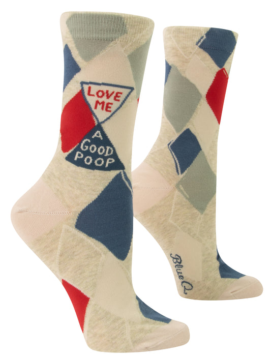 SW538 Love Me A Good Poop Women's Socks