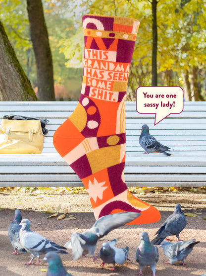 SW539 Grandma's Seen Shit Women's Socks