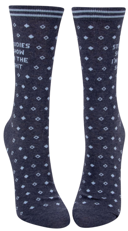 SW553 I'm The Shit Crew Socks - new!