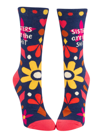 SW565 Sisters Are The Shit Crew Socks - NEW!