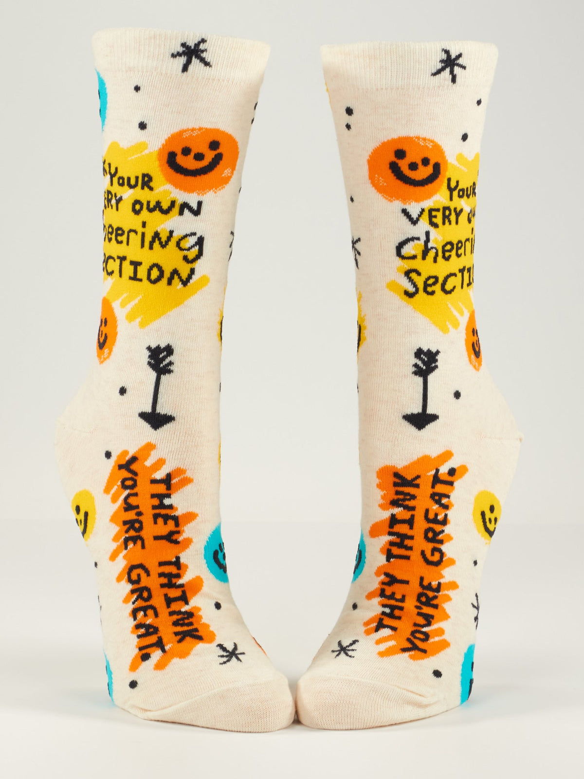 Cheering Section Crew Socks by Blue Q – image 2
