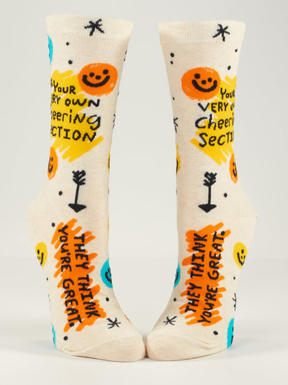 Cheering Section Crew Socks by Blue Q – image 2