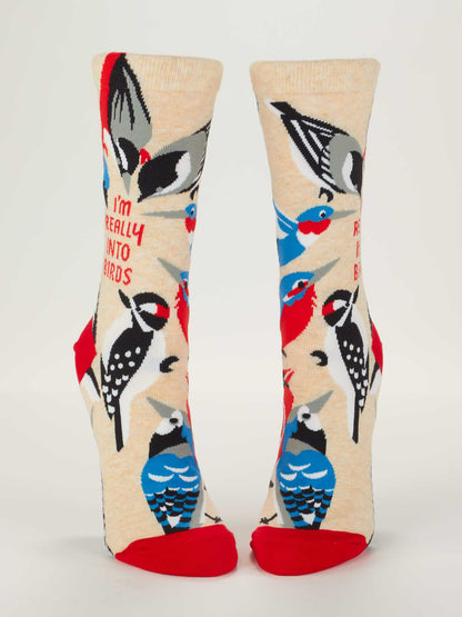 Really Into Birds Crew Socks by Blue Q – image 2