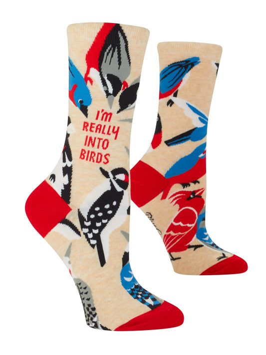 SW570 Really Into Birds Crew Socks