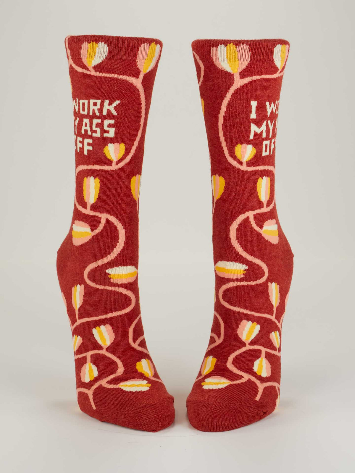 Work My Ass Off Crew Socks by Blue Q – image 3