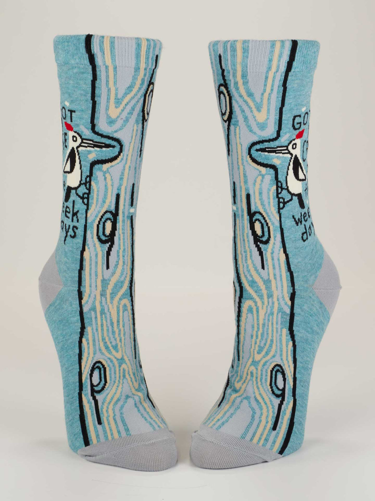 Case Of The Weekdays Crew Socks by Blue Q – image 3