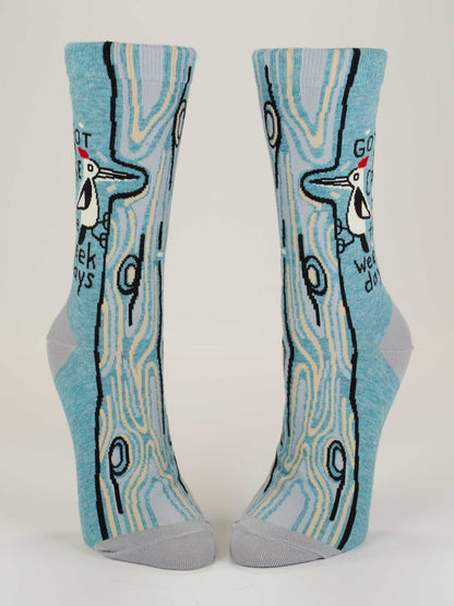 Case Of The Weekdays Crew Socks by Blue Q – image 3