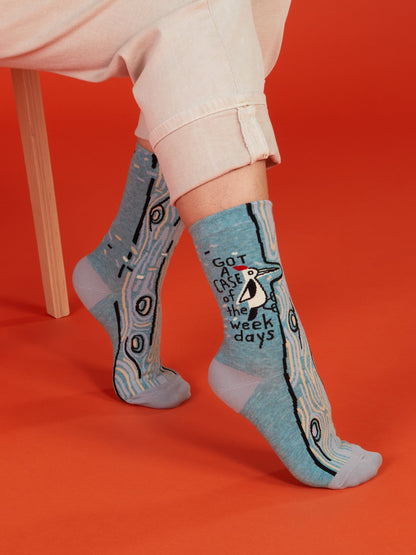 Case Of The Weekdays Crew Socks by Blue Q – image 4