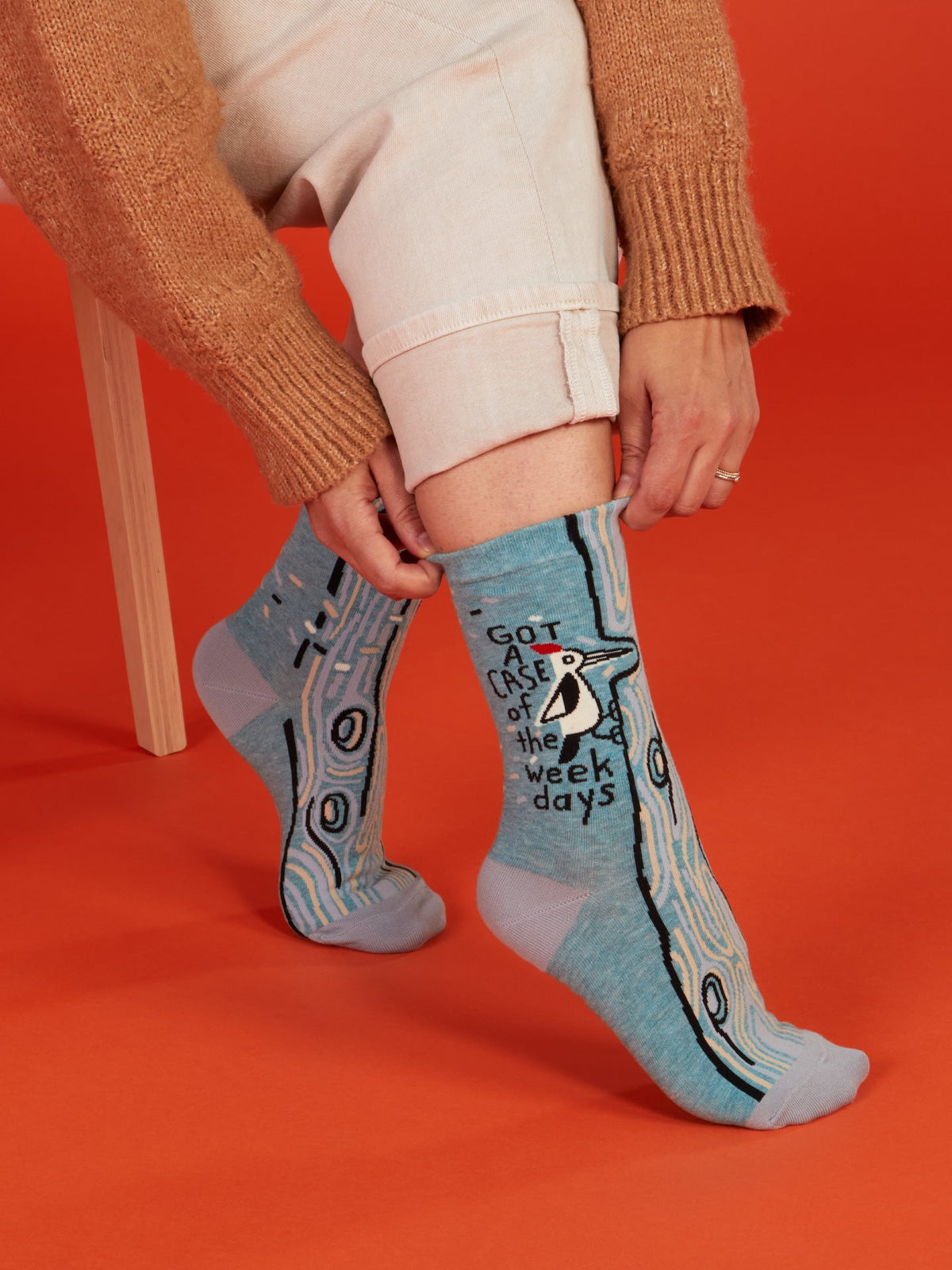 Case Of The Weekdays Crew Socks by Blue Q – image 5