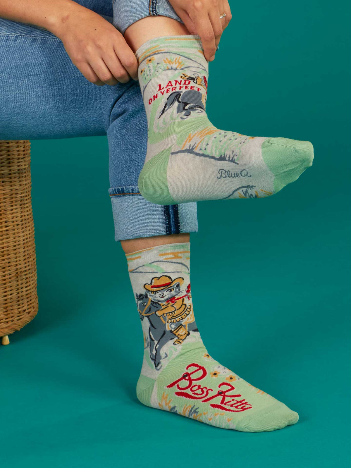 Boss Kitty Crew Socks by Blue Q – image 4