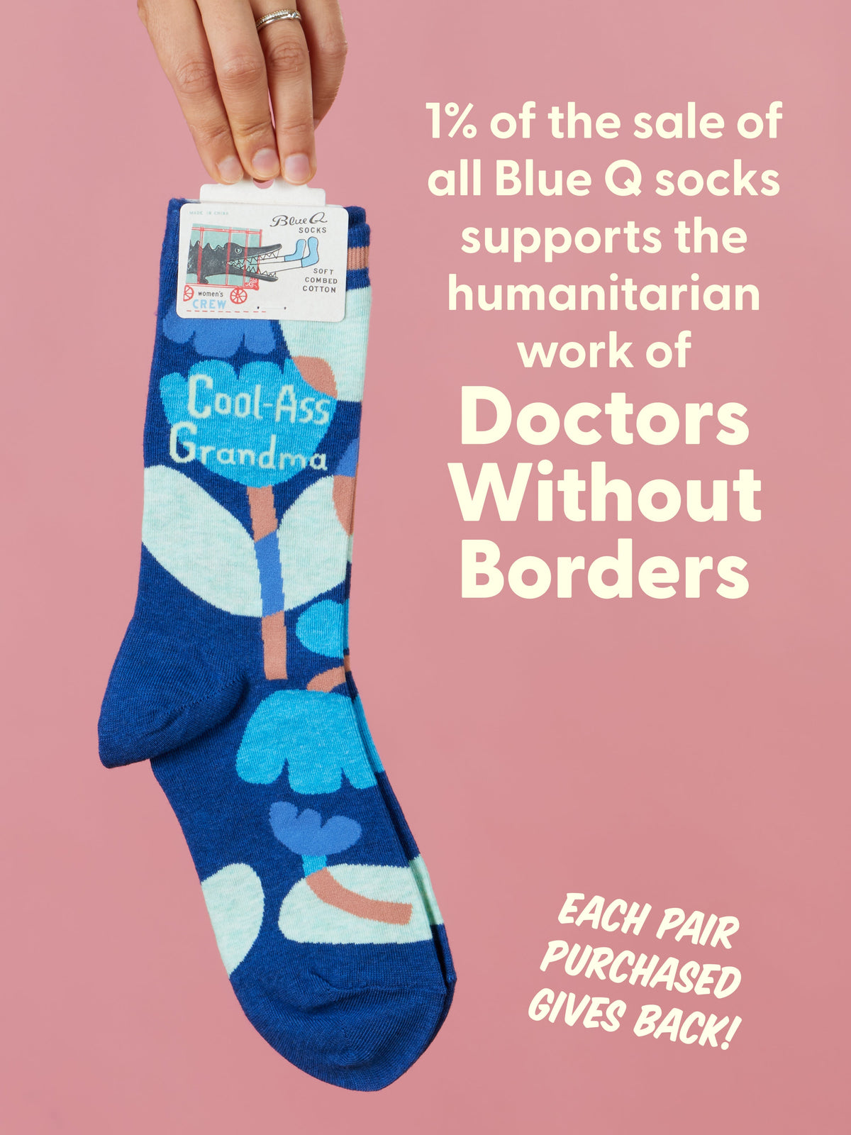 Cool-Ass Grandma Crew Socks by Blue Q – image 7
