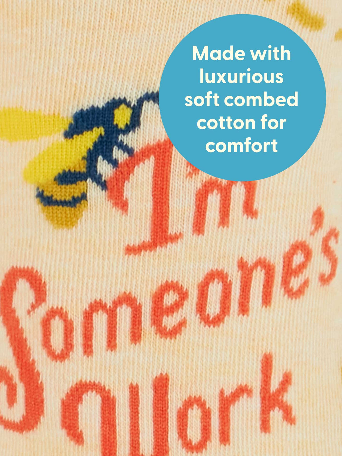 I'm Someone's Work Buddy Crew Socks by Blue Q – image 4
