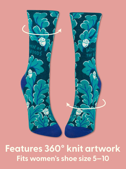 Woman Of The Woods Crew Socks by Blue Q – image 5