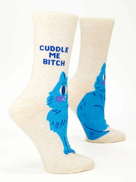 SW580 Cuddle Me Bitch Crew Socks