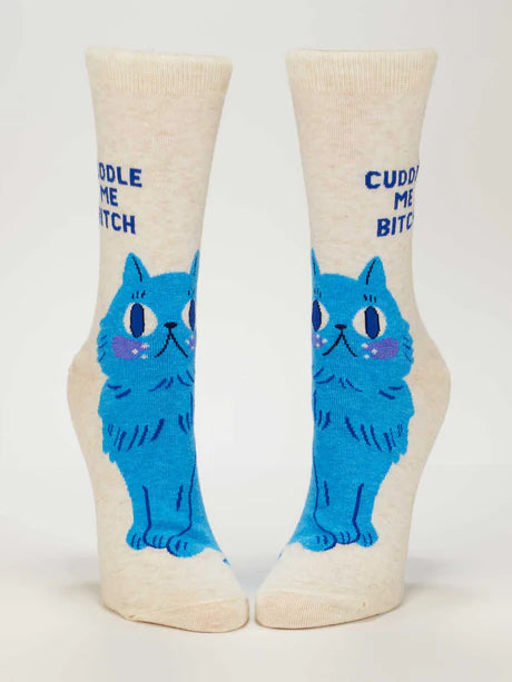 SW580 Cuddle Me Bitch Crew Socks