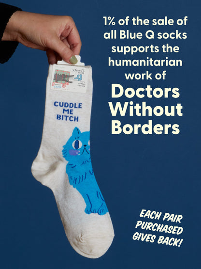 Cuddle Me Bitch Crew Socks by Blue Q – image 8