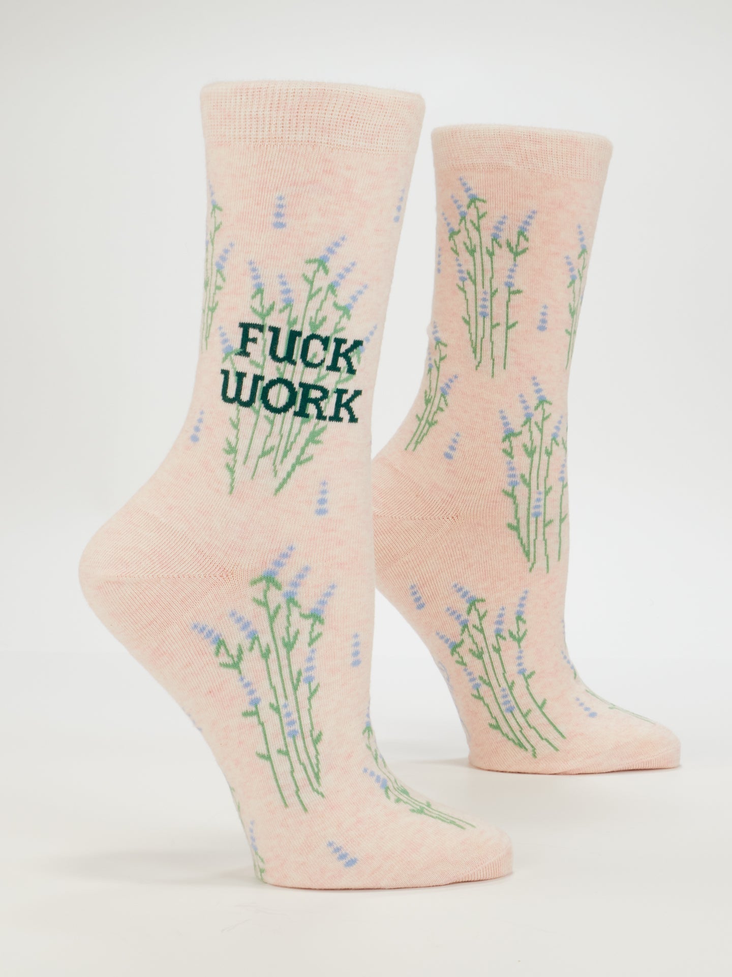 SW583 Fuck Work Women's Crew Socks