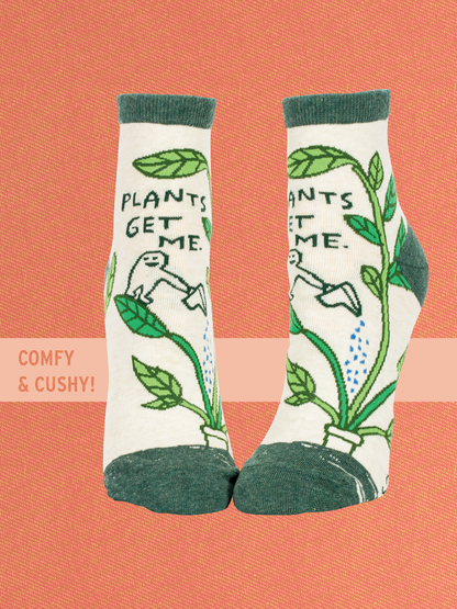 SW627 Plants Get Me Ankle Socks
