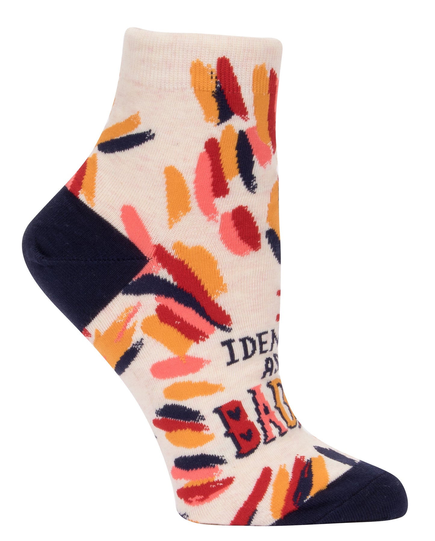 SW645 I Identify As A Badass Ankle Socks