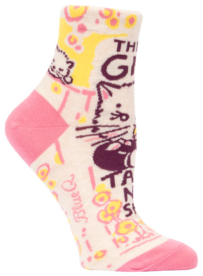 SW650 Girl Takes No Shit Ankle Socks