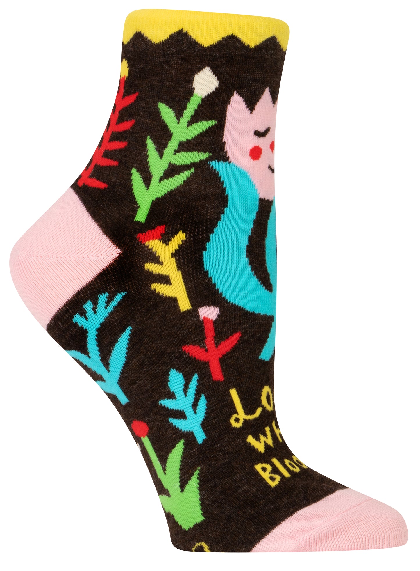 SW669 Look Who's Blooming Ankle Socks - NEW!