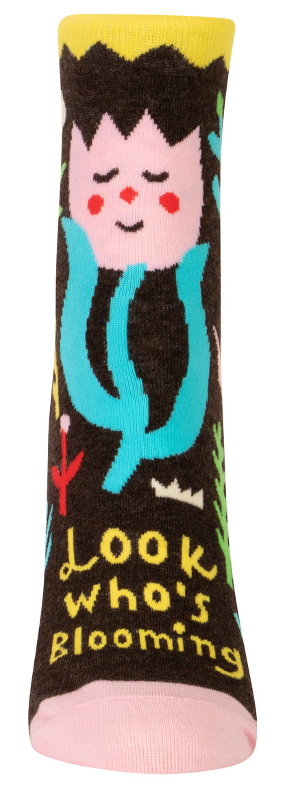 SW669 Look Who's Blooming Ankle Socks - NEW!