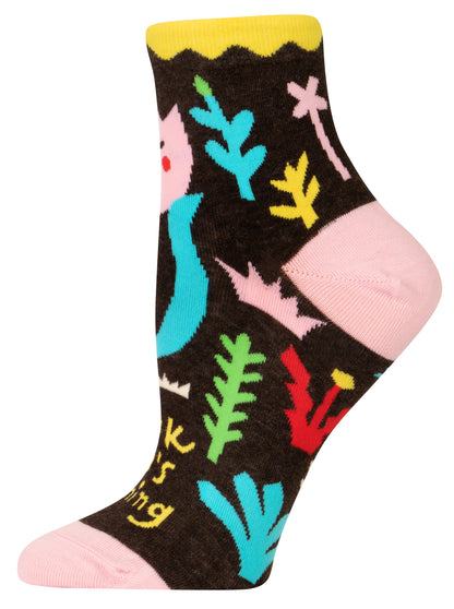 SW669 Look Who's Blooming Ankle Socks - NEW!