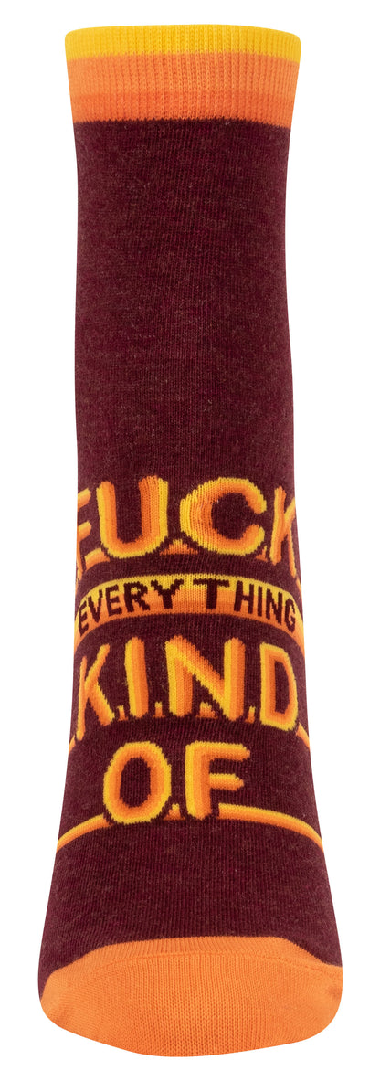 SW674 Fuck Everything Ankle Socks - new!