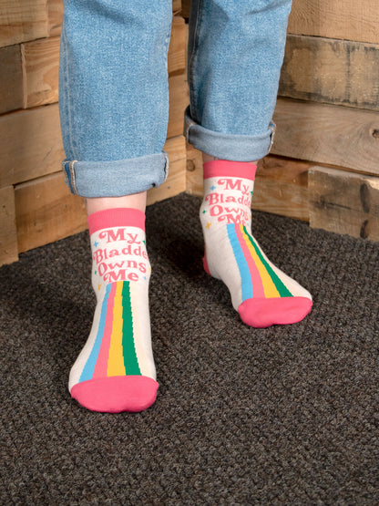 SW675 My Bladder Owns Me Ankle Socks - new!