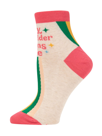 SW675 My Bladder Owns Me Ankle Socks - new!